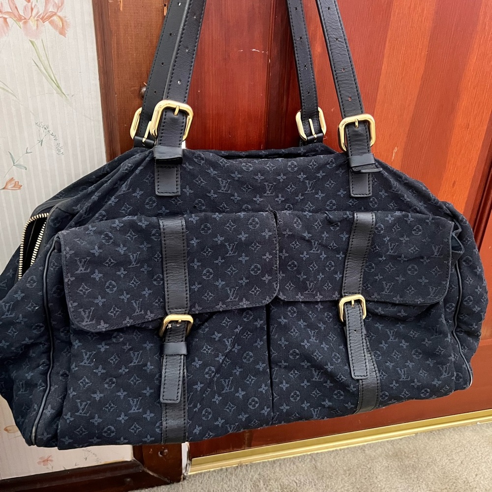 Louis Vuitton Mini Lin Monogram Claudine Duffle Bag